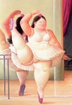 Fernando Botero : Dancer at the Barre